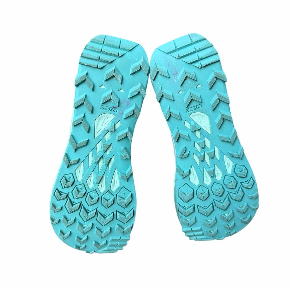 Size 6 Altra Lone Peak 6 Women's Trail Running Grey Mint Teal - Picture 3 of 7
